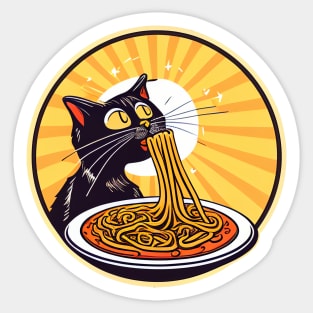 Spaghetti Pizza of the Rising Sun Sticker